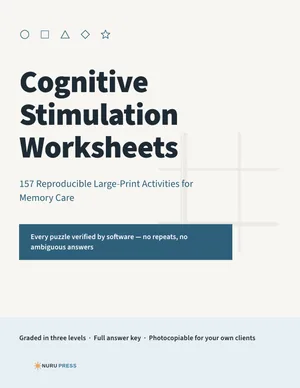 Cognitive Stimulation Worksheets